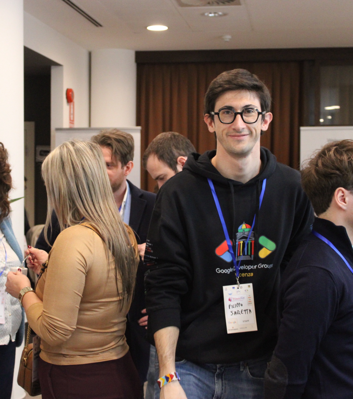 Community GDG Vicenza riunita durante un evento tech a Vicenza