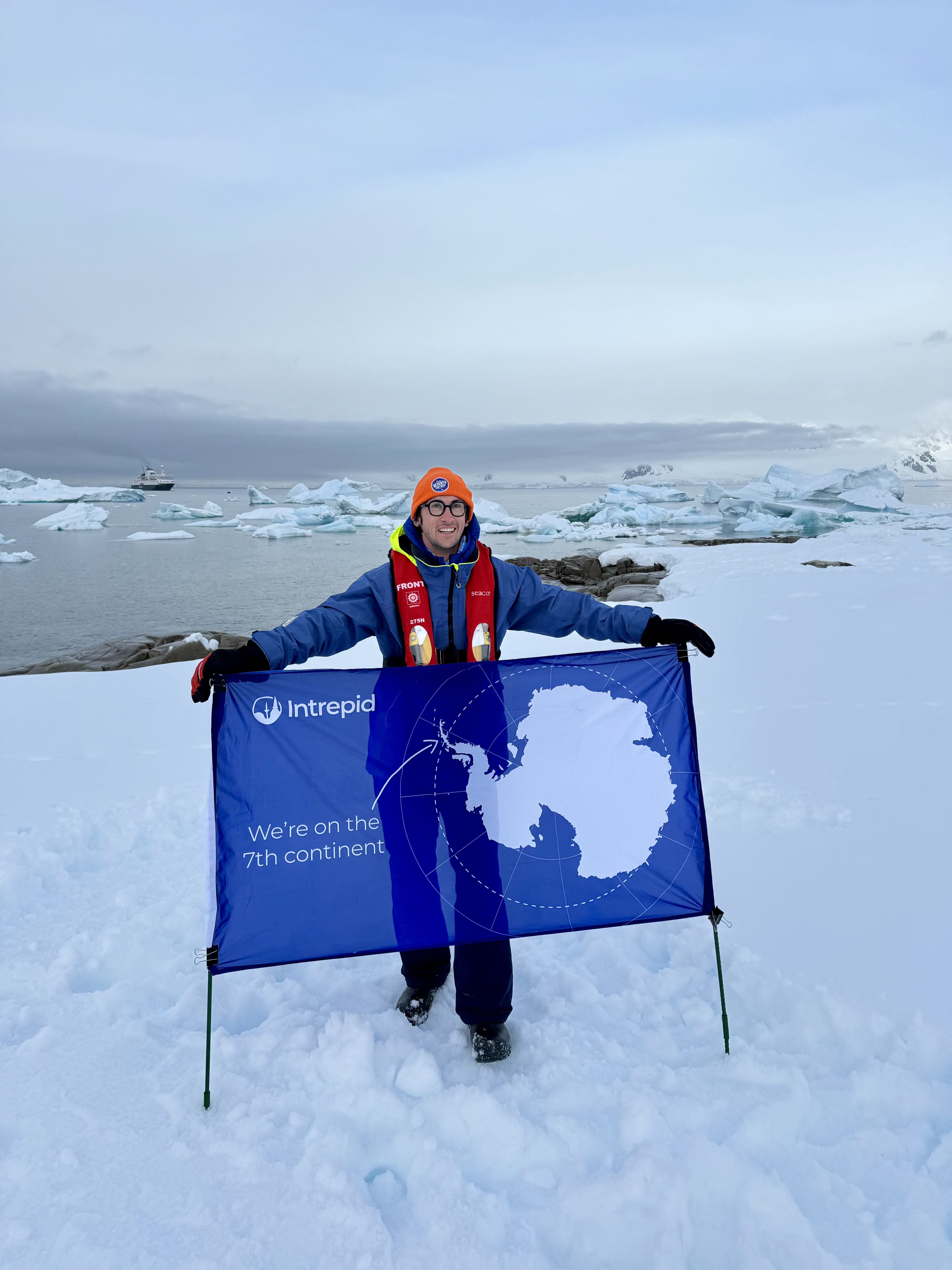 Filippo Saretta in Antartide, il continente più remoto del mondo